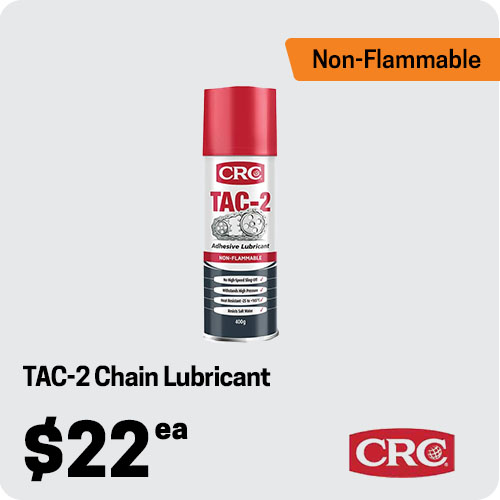 CRC Tac-2 NF Non-Flammable Chain Lubricant - Aerosol - 400g